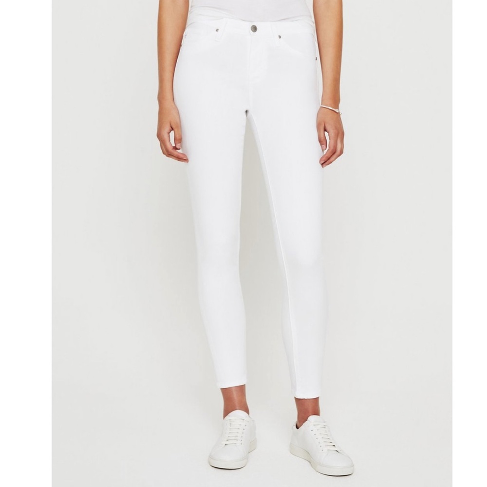 Ag the legging ankle super skinny ankle white size 26